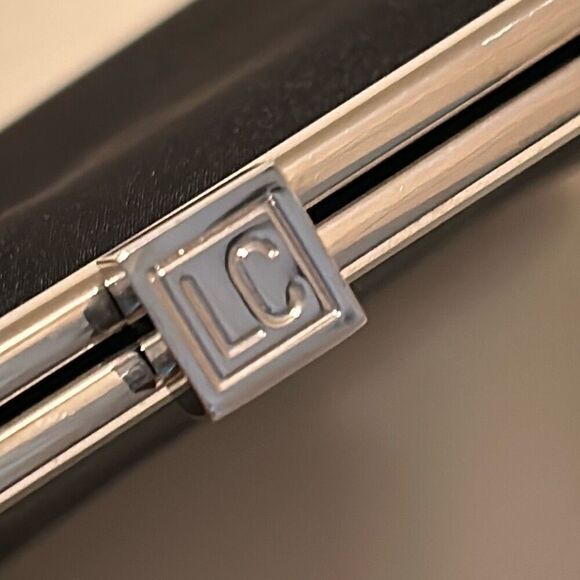 Liz Claiborne Day To Evening Multi Strap Convertible Bag Black Silver Hardwear - Picture 4 of 14